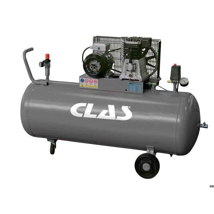 Compresseur d'Air CLAS OP 3600 – 100 Litres | 3 CV (2,2 kW) | 10 BAR | Bicylindre à Courroie
