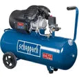 Compresseur d'air horizontal Scheppach HC120DC – 100 L | 2200 W | 10 BAR | 3 CV | Double cylindre lubrifié