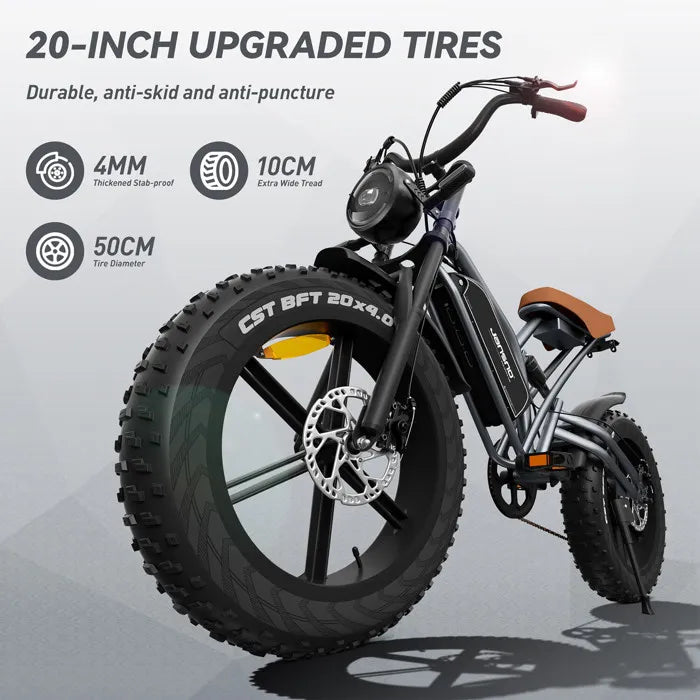 Vélo électrique JANSNO X50 – 750W – 48V 17Ah – 20"