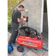 Compresseur MECAFER 100L – 3CV – Bicylindre V fonte – 10 bars