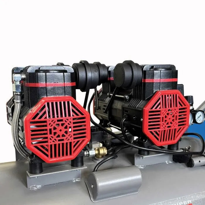 Compresseur d'air 100 litres silencieux 4CV horizontal