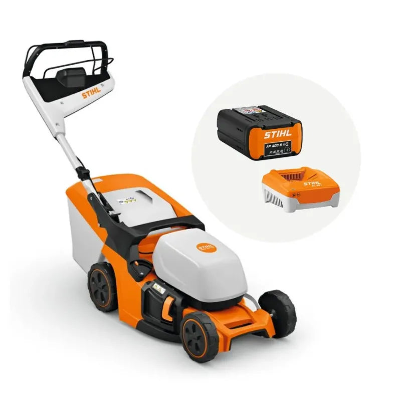 Tondeuse RMA 443 PV STIHL - Pack batterie et chargeur