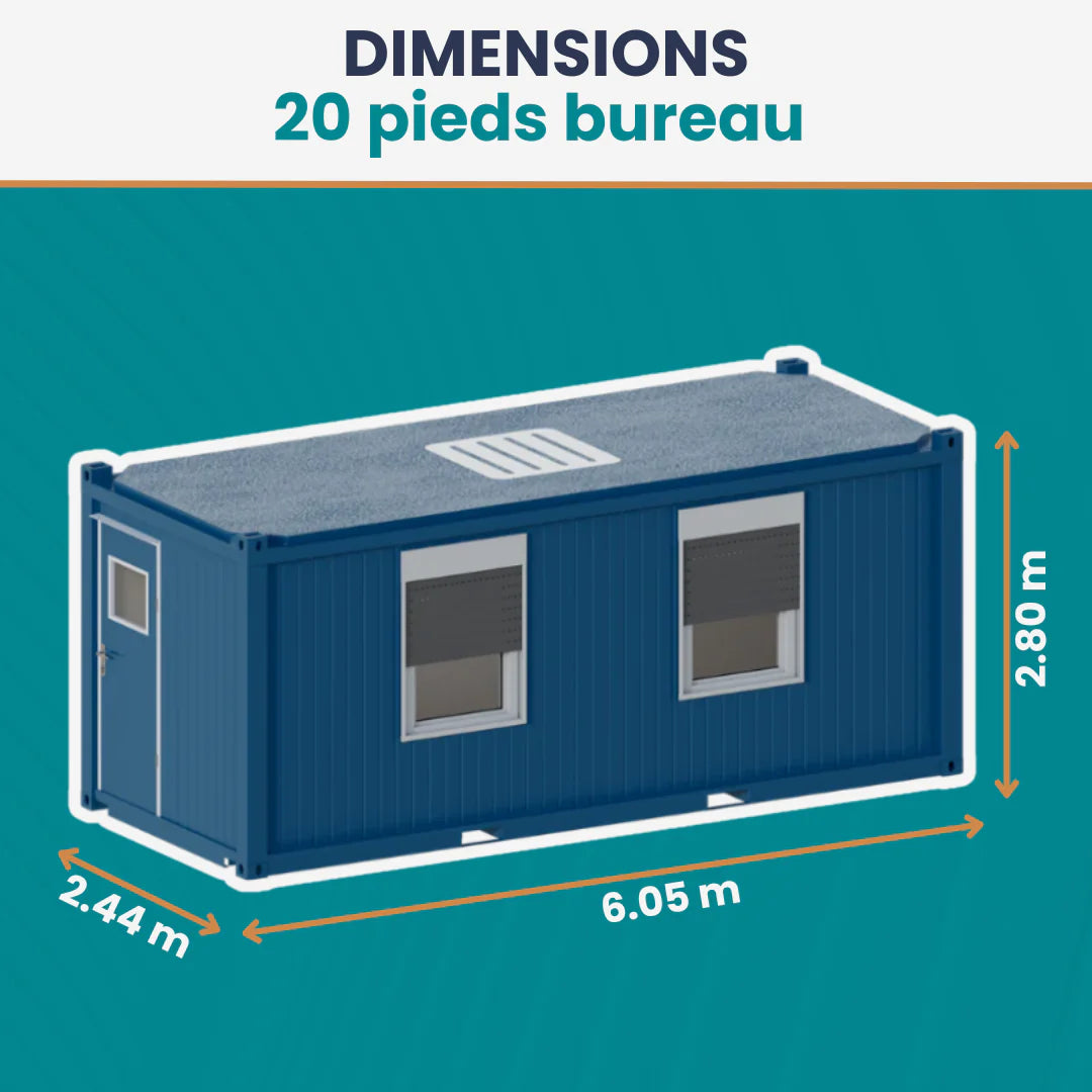 Module bureau 20 Pieds